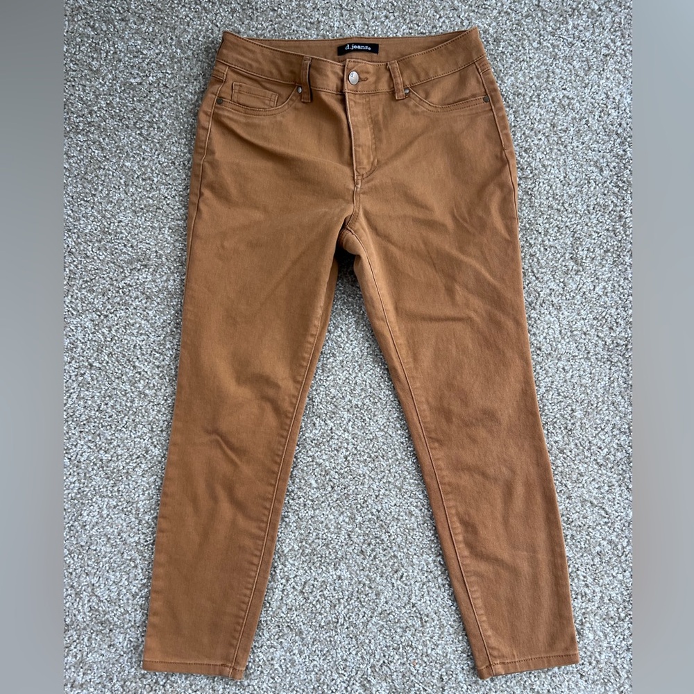 d. jeans Women's Tan Ankle Jeans